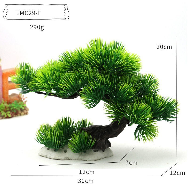 Plastic Water Plants Aquarium  - đánh giá và giá Planted Aquarium With Rocks