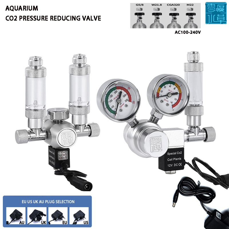 Aquarium CO2 regulator solenoi - đánh giá và giá Planted Aquarium Co2 System