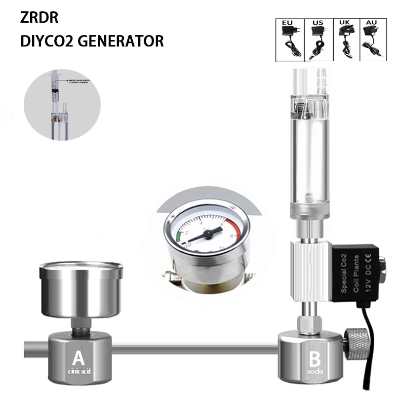 Bể Cá Tự Làm CO2 Lò Phản Ứng H - đánh giá và giá Planted Aquarium Co2 System