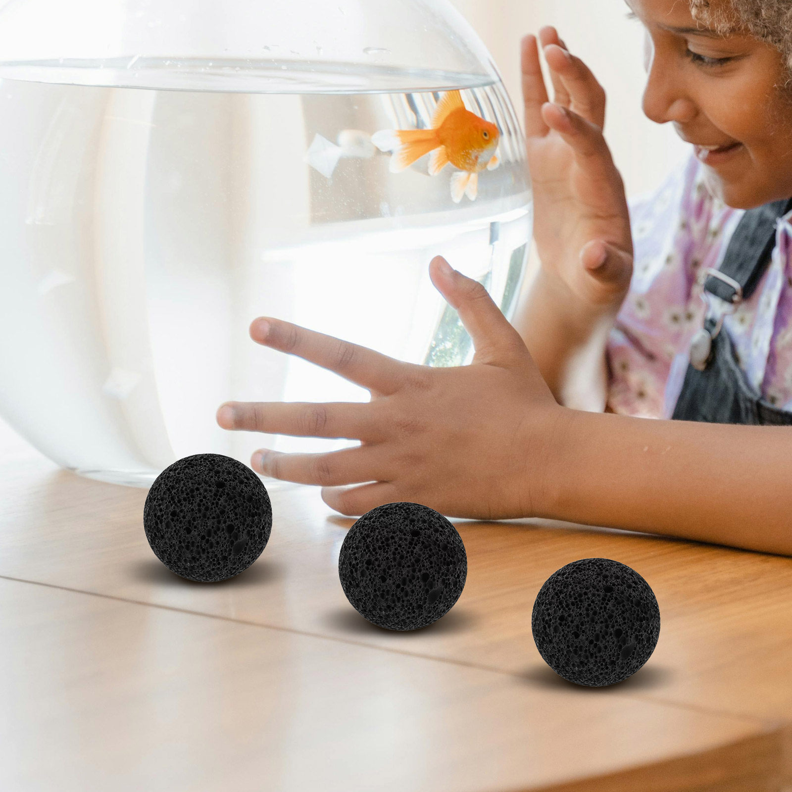 5Pcs Round Lava Rock Pebbles V - đánh giá và giá Planted Aquarium With Rocks