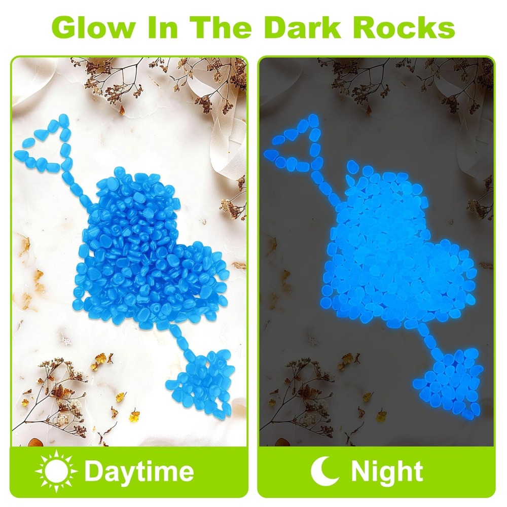 100 Pack Glow in The Dark Ston - đánh giá và giá Planted Aquarium With Rocks