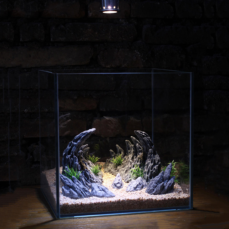 Fish Tank Simulation Stone Can - đánh giá và giá Planted Aquarium With Rocks